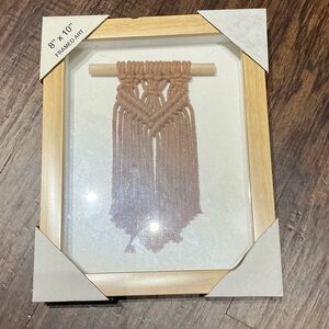 Framed Macramé Wall Art